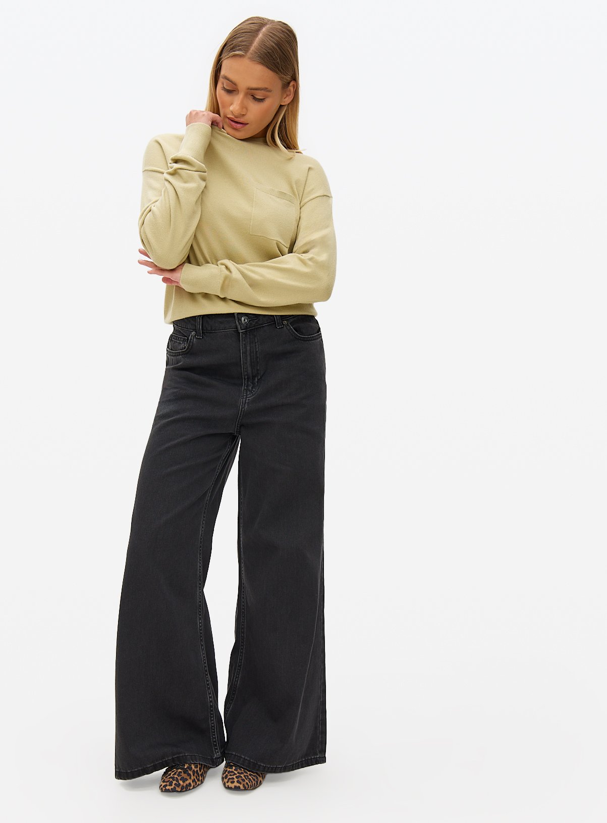 Light Khaki Soft Touch Core Jumper 14 - Image 3 thumbnail